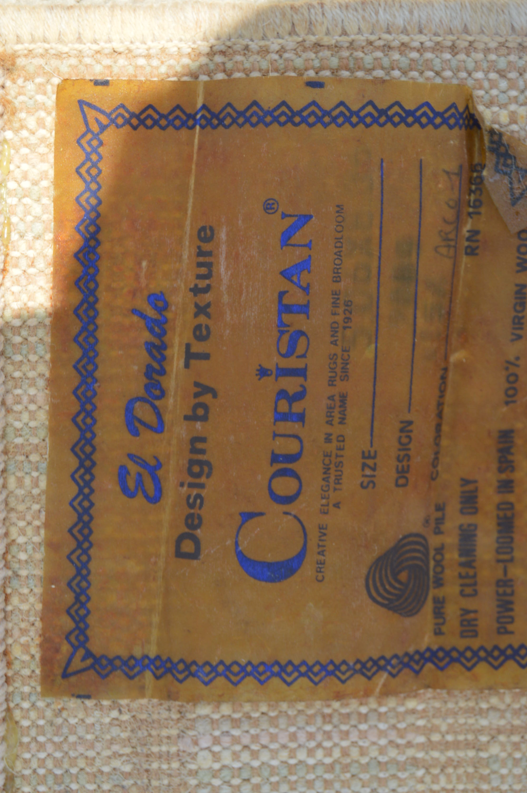 Power-Loomed Couristan Wool Pile Rug