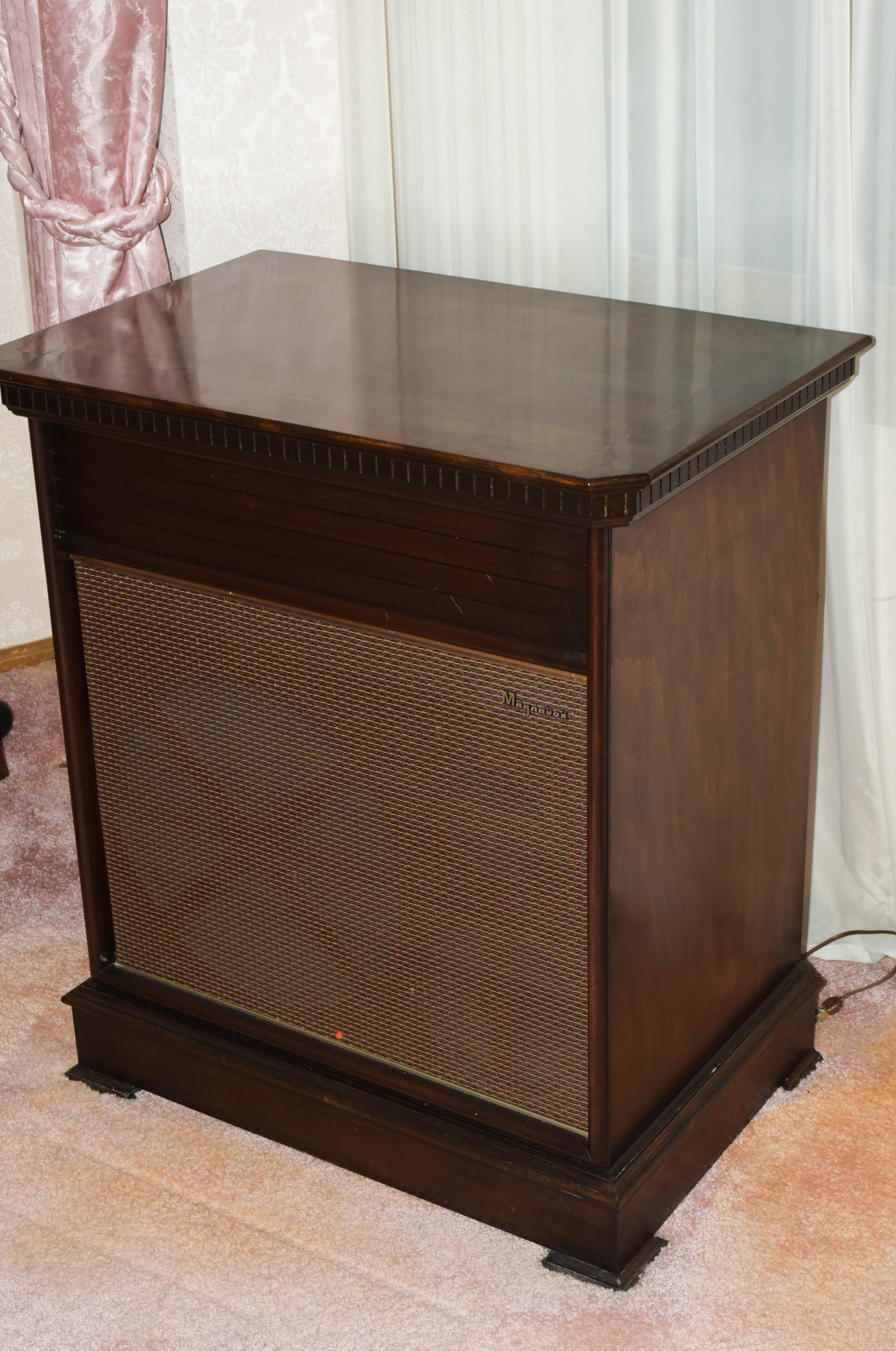 Pair of Mid-Century Magnavox Stereo Cabinets