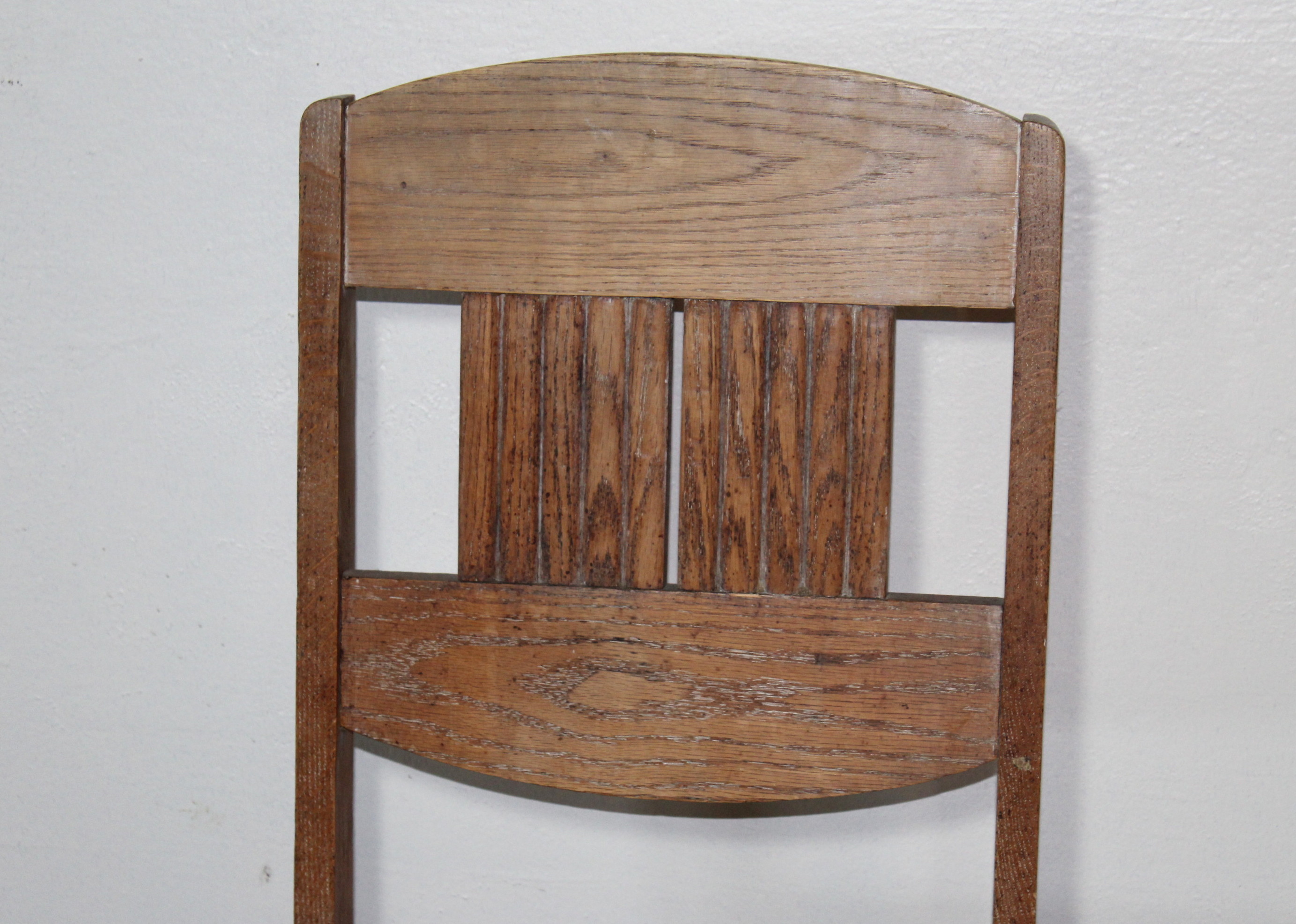 Small Oak Dinette Table and Four Chairs