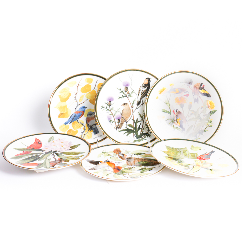 Collection Of Songbirds Of The World Porcelain Collector's Plates