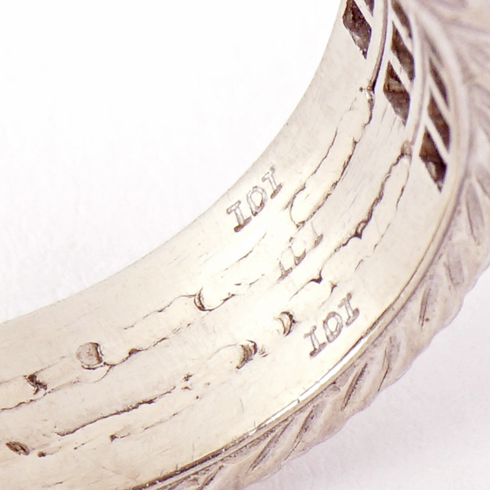 Three 14K White Gold Welded Rings