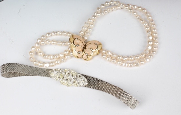 Collection of Silver Tone and Faux Pearl Costume Jewelry