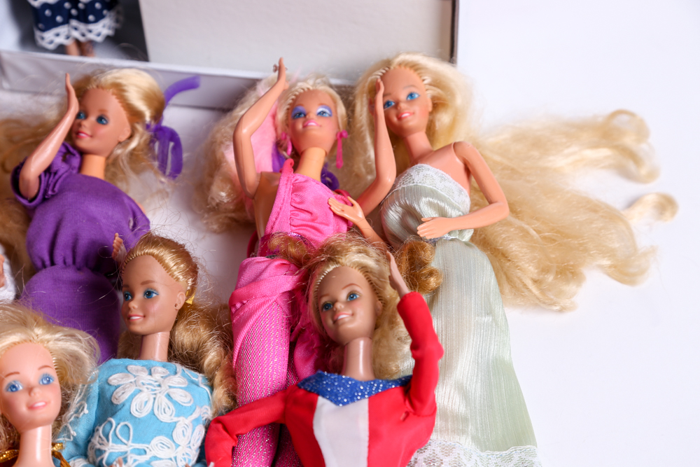 Huge Collection of Vintage Barbie® Dolls and Accessories