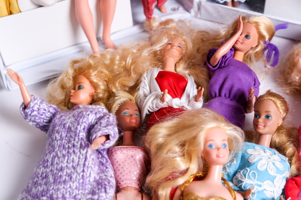 Huge Collection of Vintage Barbie® Dolls and Accessories