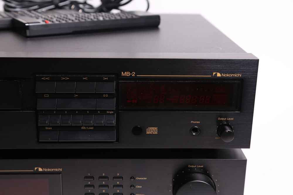 Nakamichi AV-1 Audio/Video Stereo Receiver and MB-2 CD Player