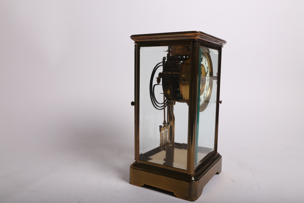 1919 Julius E. Thoendel Glass Case Clock