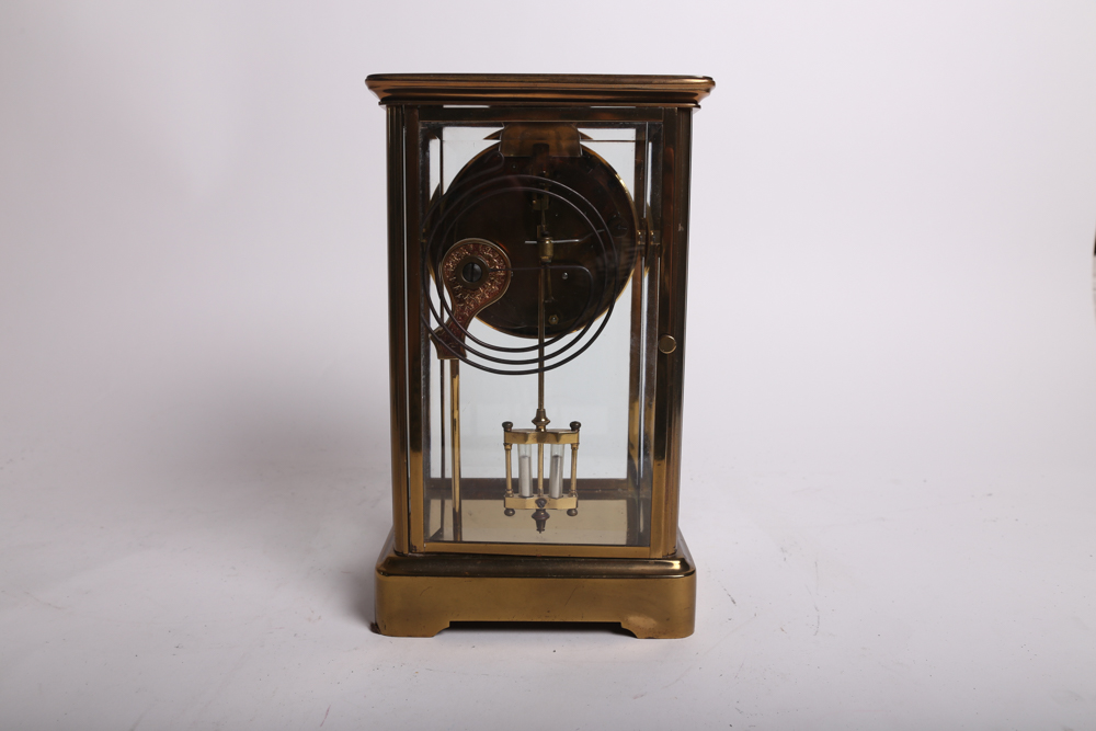 1919 Julius E. Thoendel Glass Case Clock