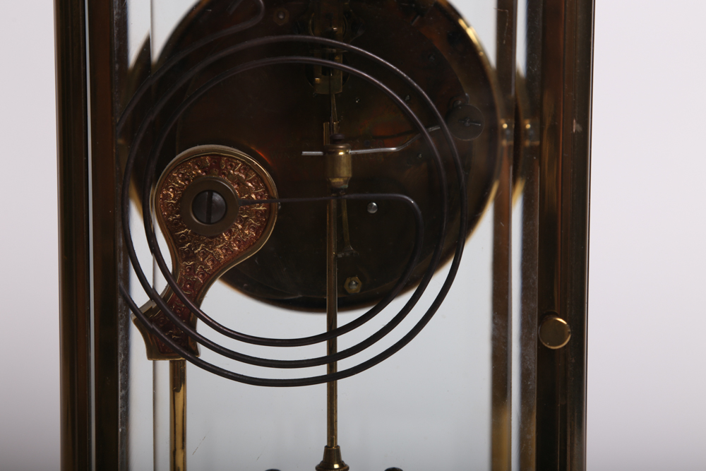 1919 Julius E. Thoendel Glass Case Clock