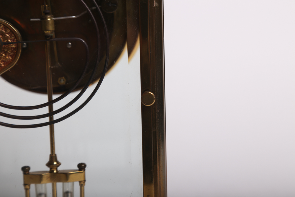 1919 Julius E. Thoendel Glass Case Clock