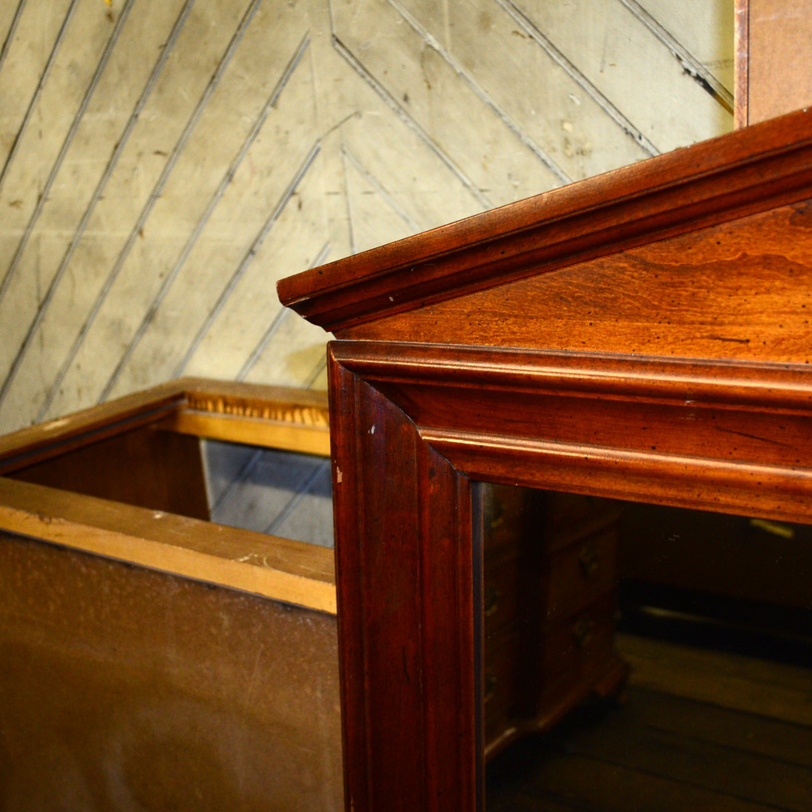 Cherry Traditional Mirror