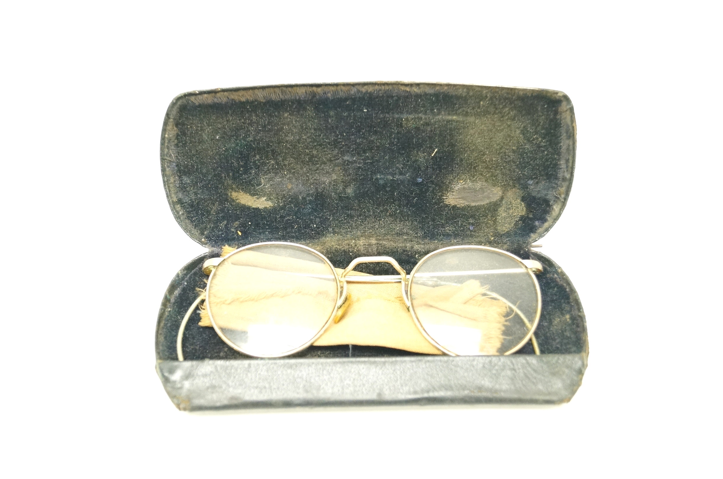 Antique Eyeglasses and Wooden Handles