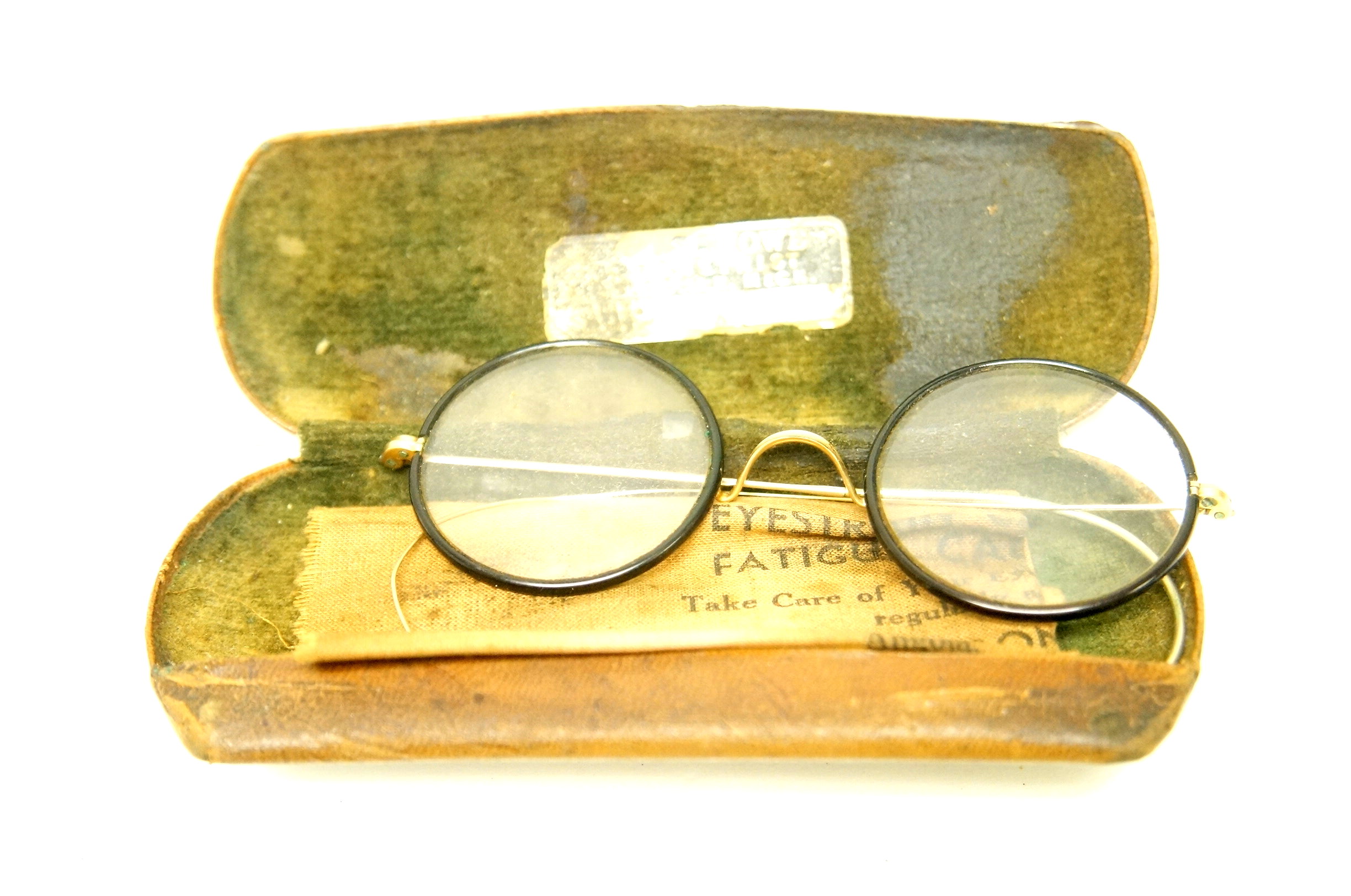 Antique Eyeglasses and Wooden Handles