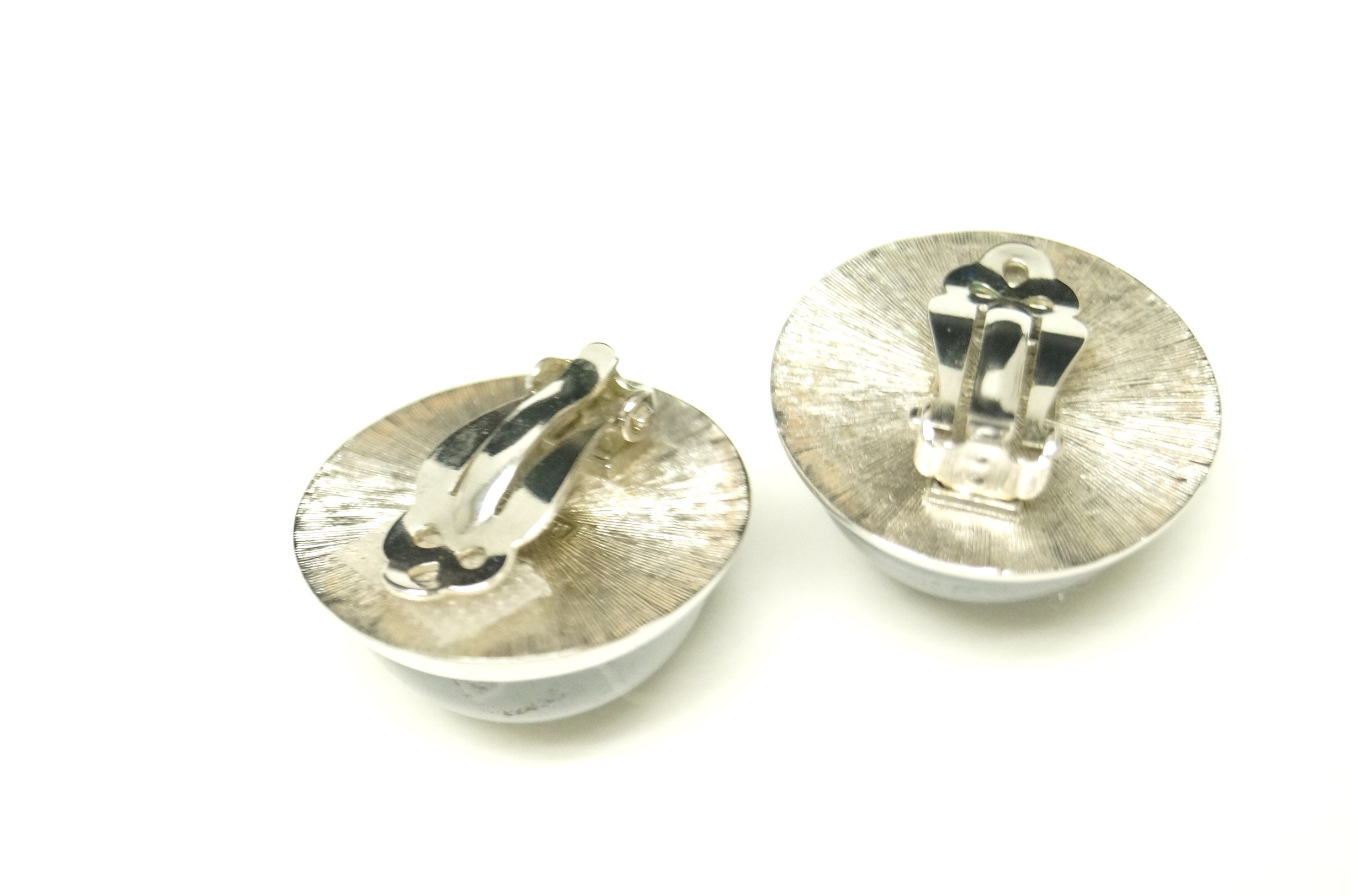 Collection of Vintage Silver Tone Earrings