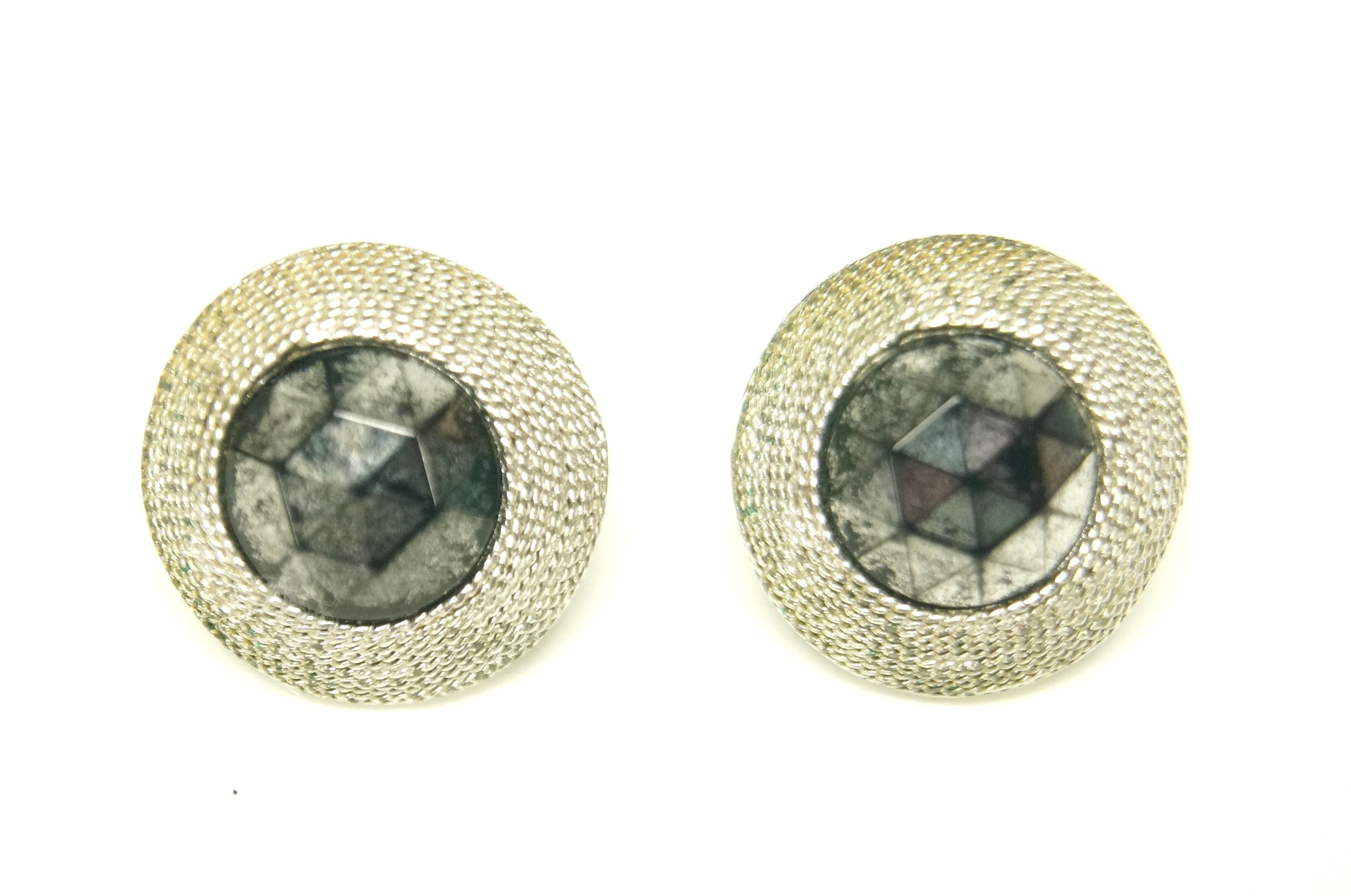 Collection of Vintage Silver Tone Earrings