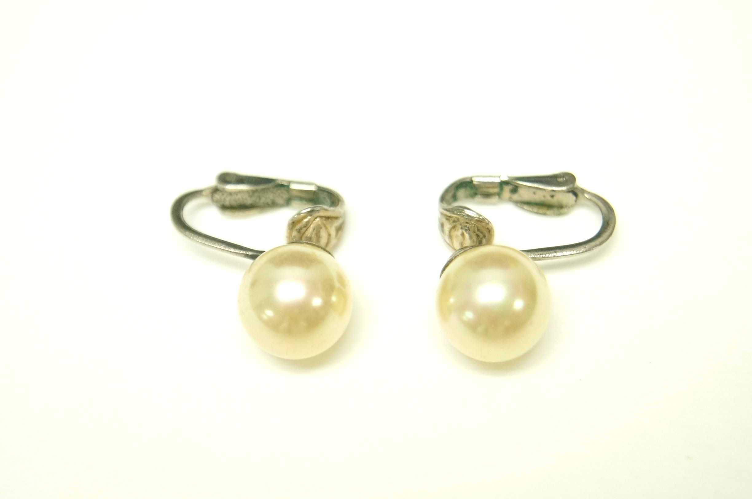 Collection of Vintage Silver Tone Earrings