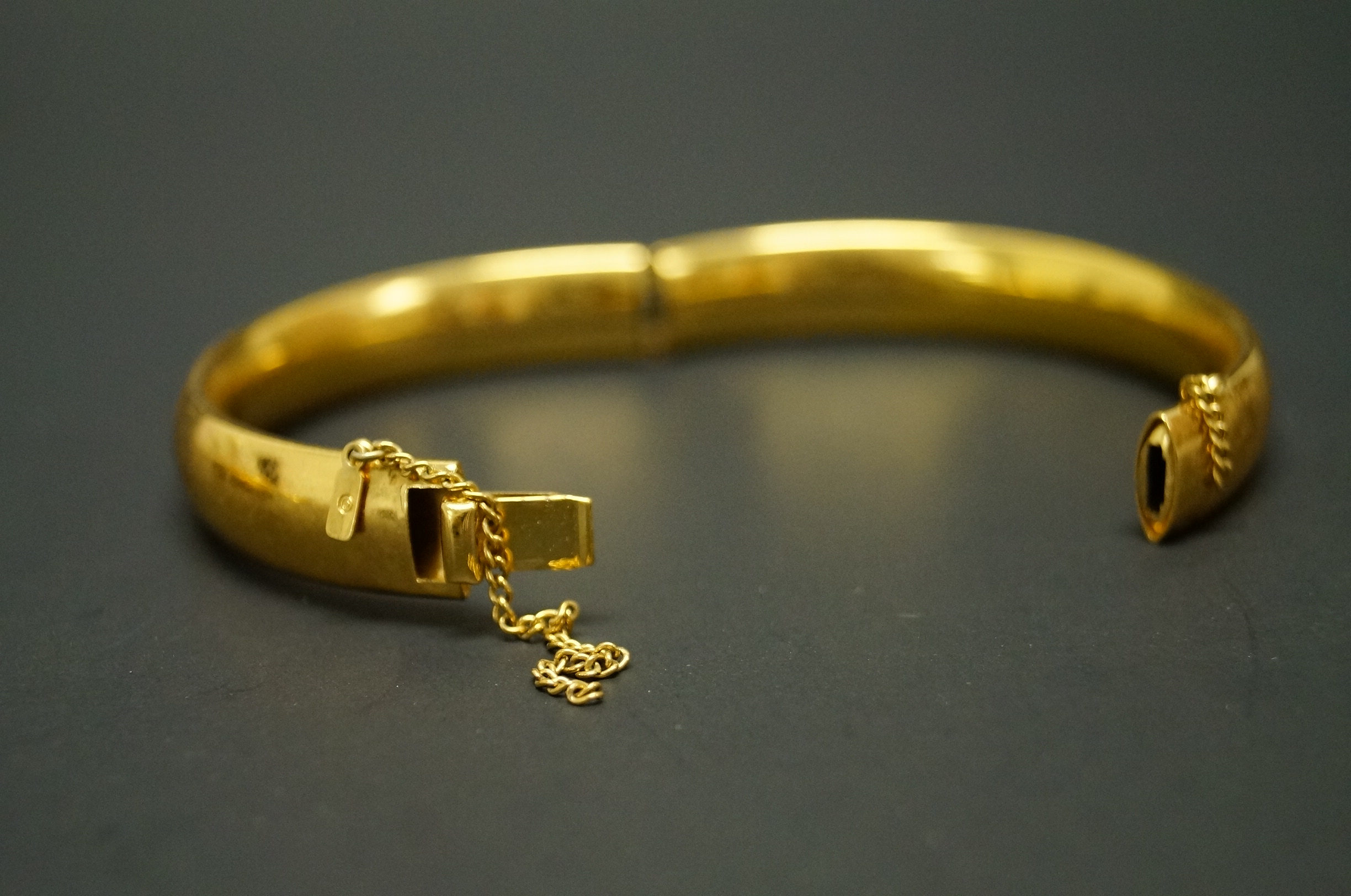 Collection of Gold Tone Bracelets