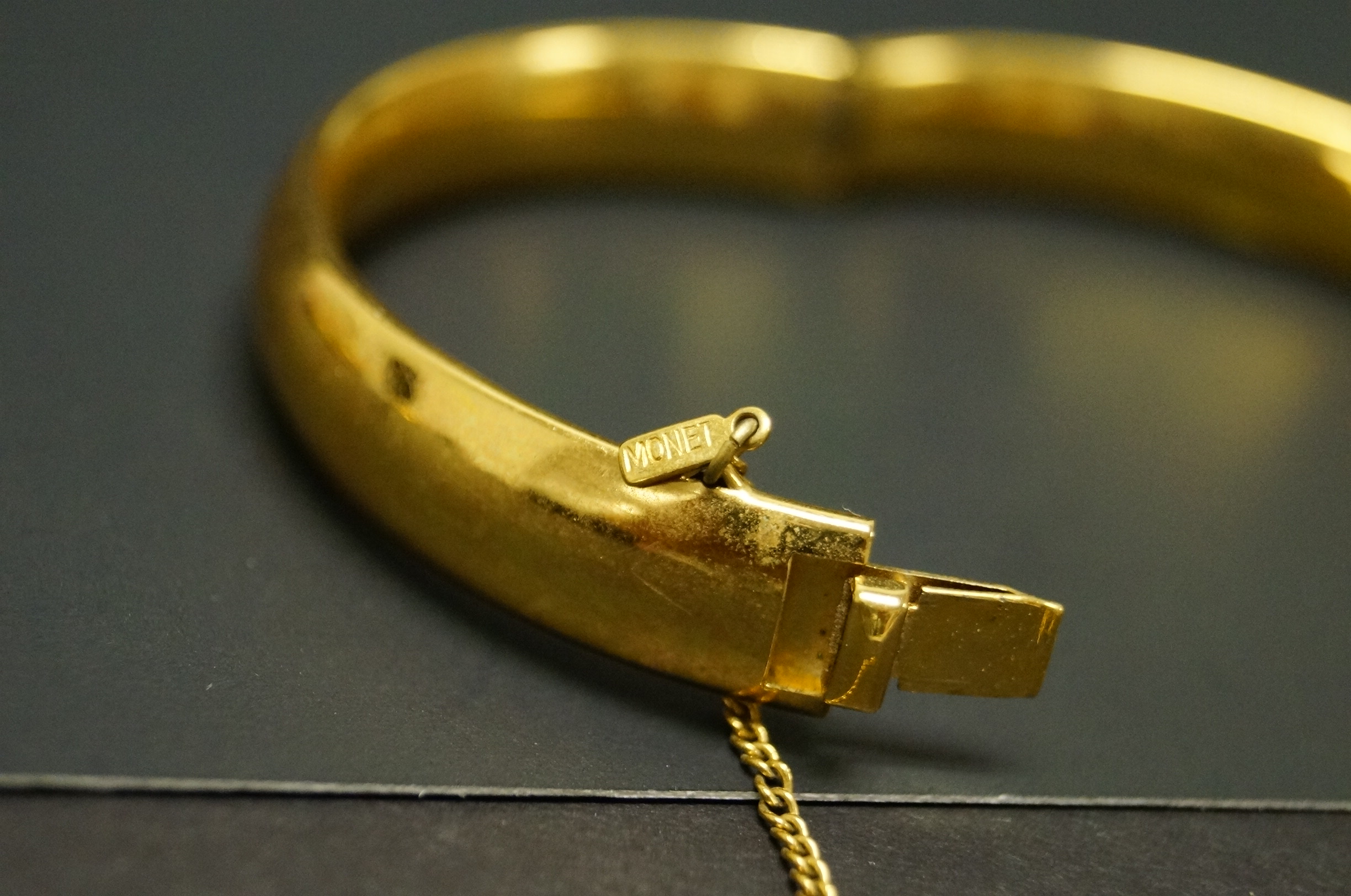 Collection of Gold Tone Bracelets