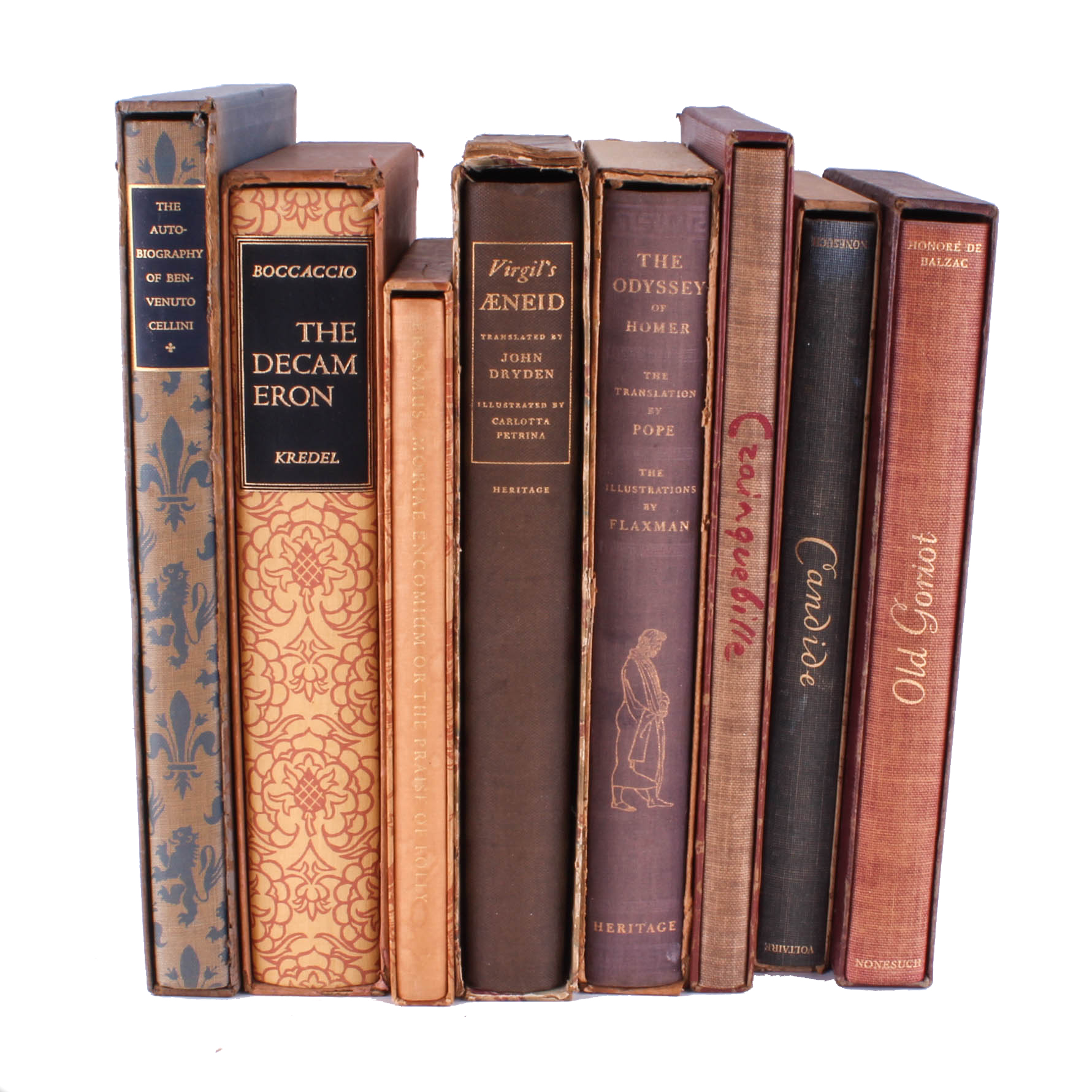 Collection of Eight Heritage Press Classic Novels