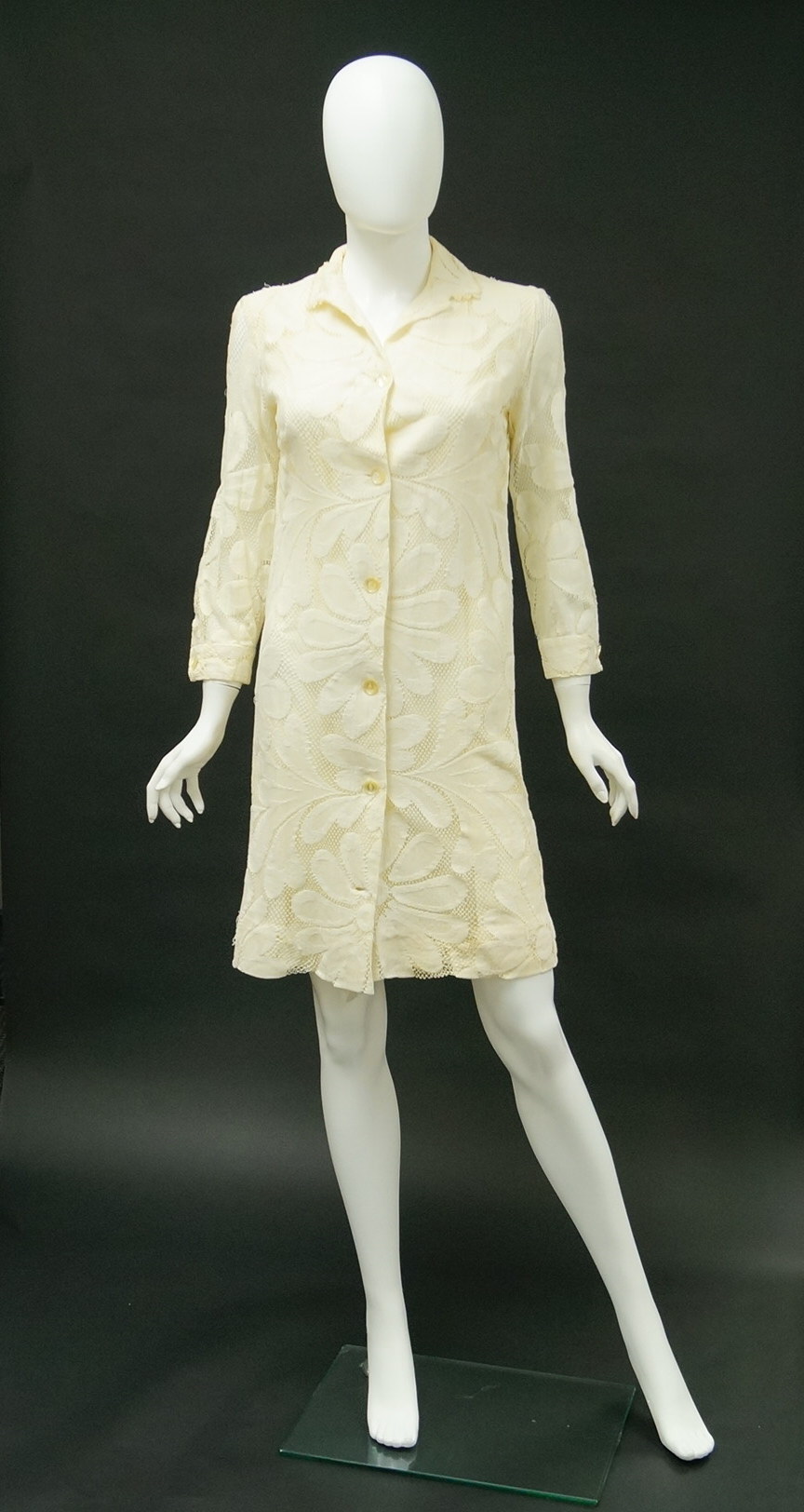 Circa 1970s Floral Lace Dresses, Shirts and Pants