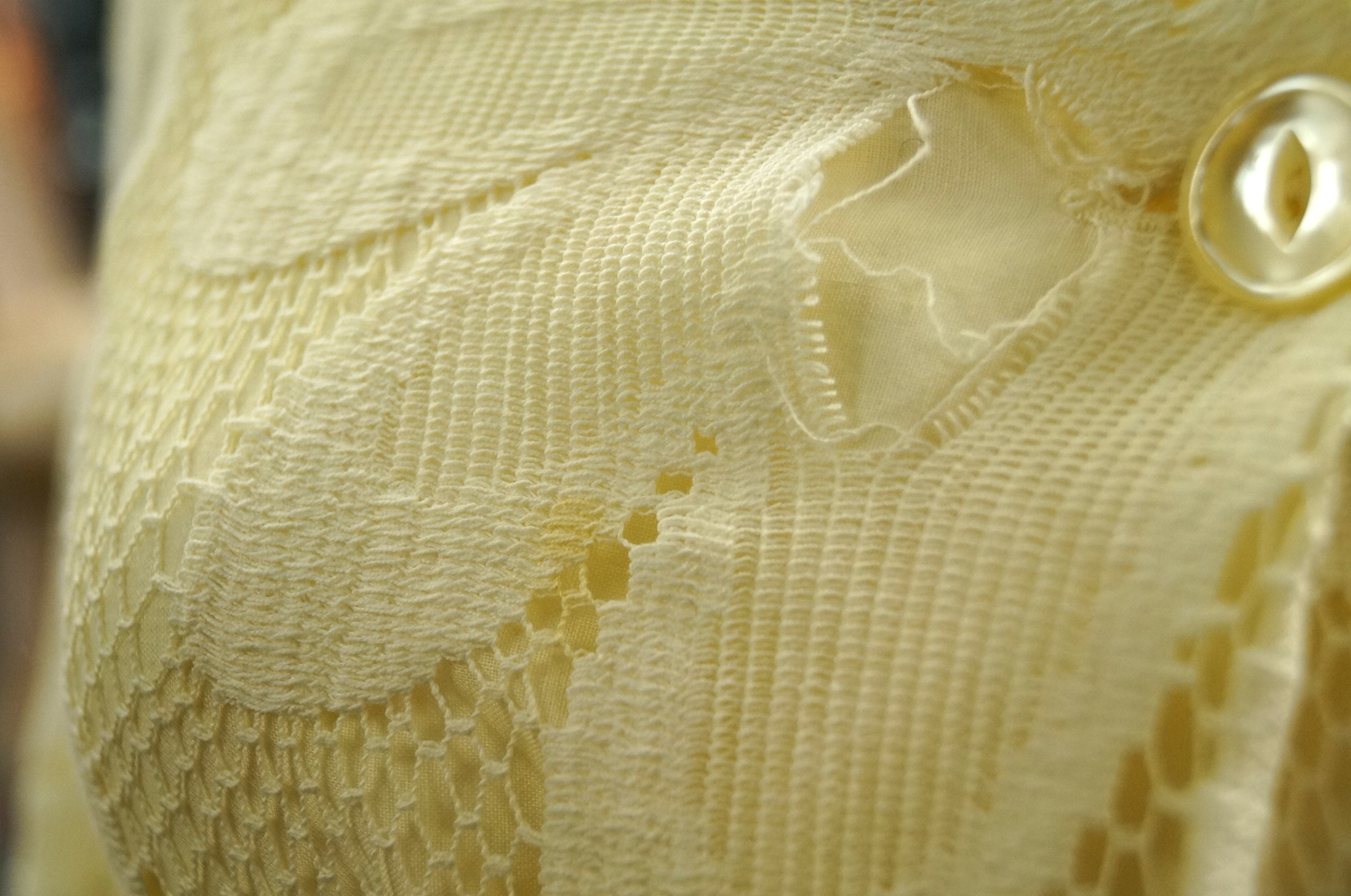 Circa 1970s Floral Lace Dresses, Shirts and Pants