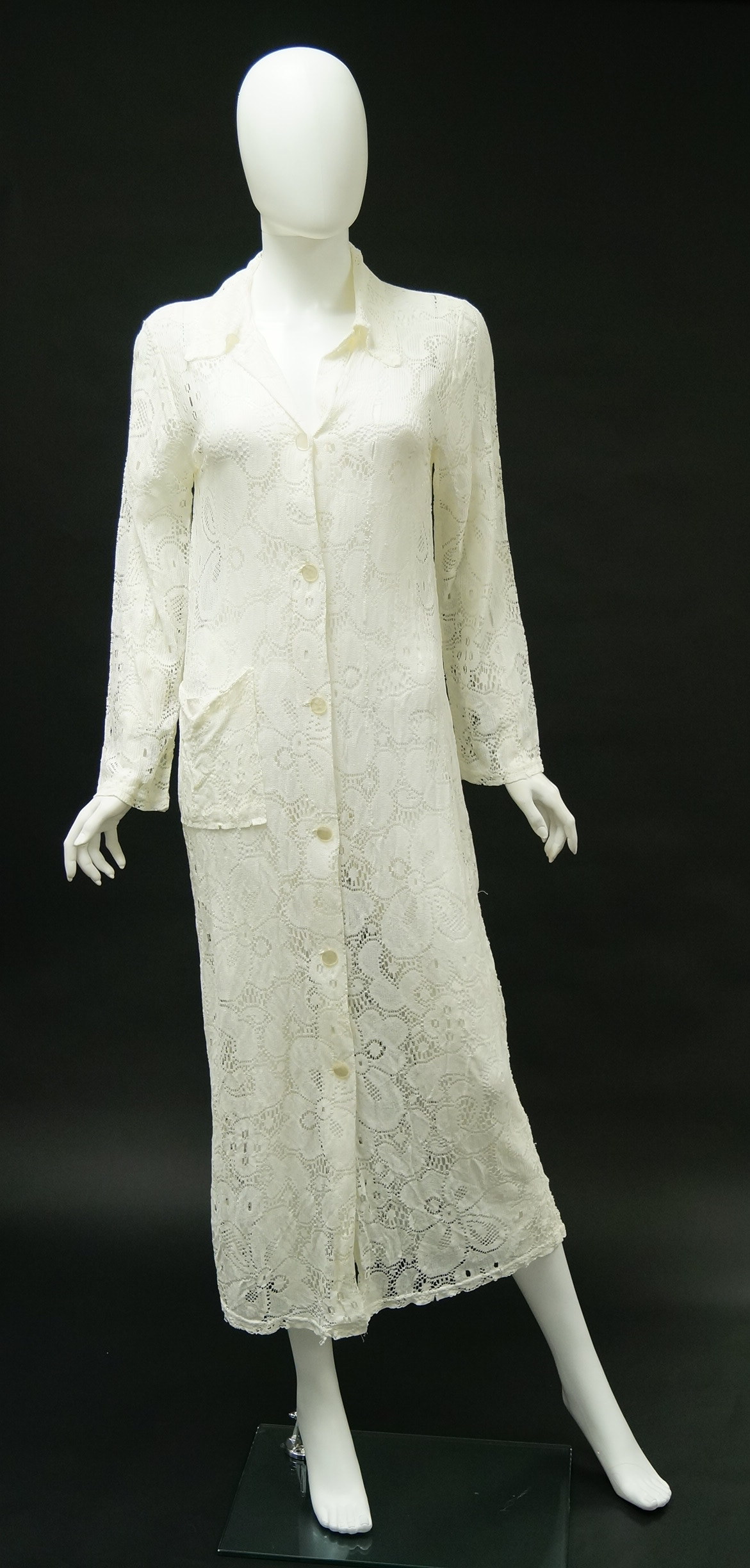 Circa 1970s Floral Lace Dresses, Shirts and Pants