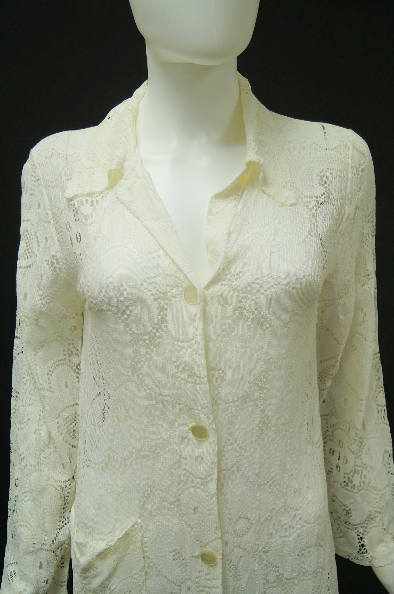 Circa 1970s Floral Lace Dresses, Shirts and Pants