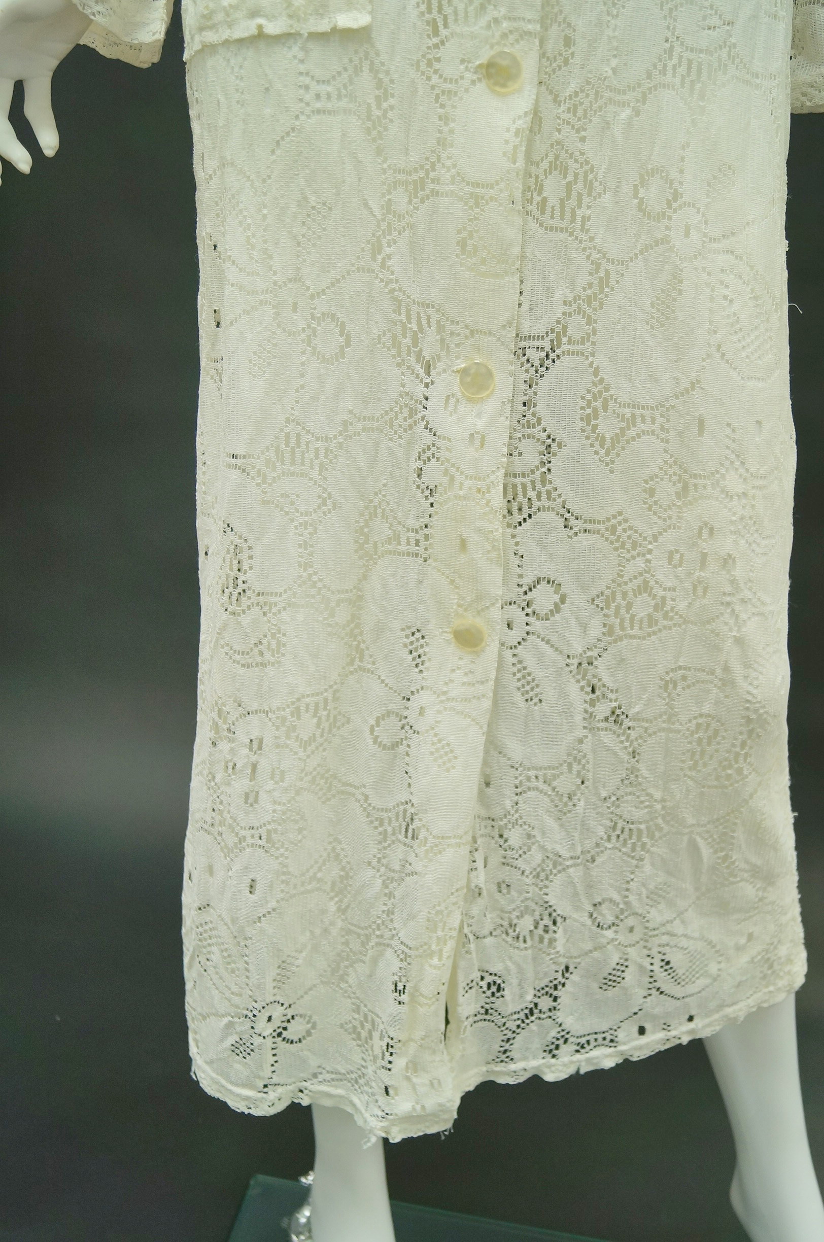 Circa 1970s Floral Lace Dresses, Shirts and Pants