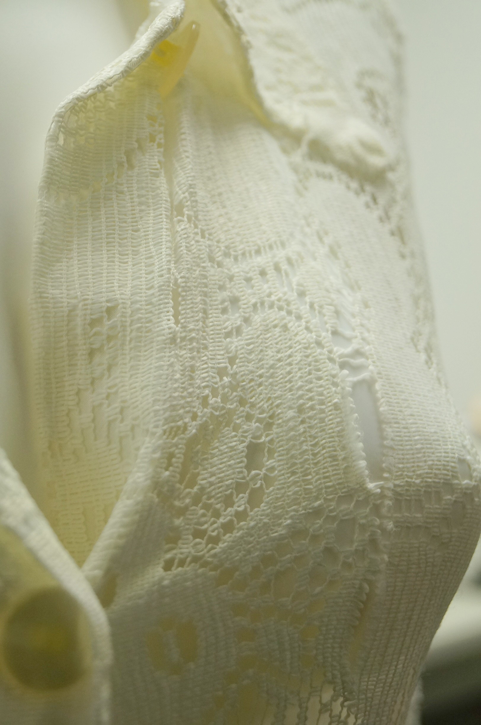 Circa 1970s Floral Lace Dresses, Shirts and Pants