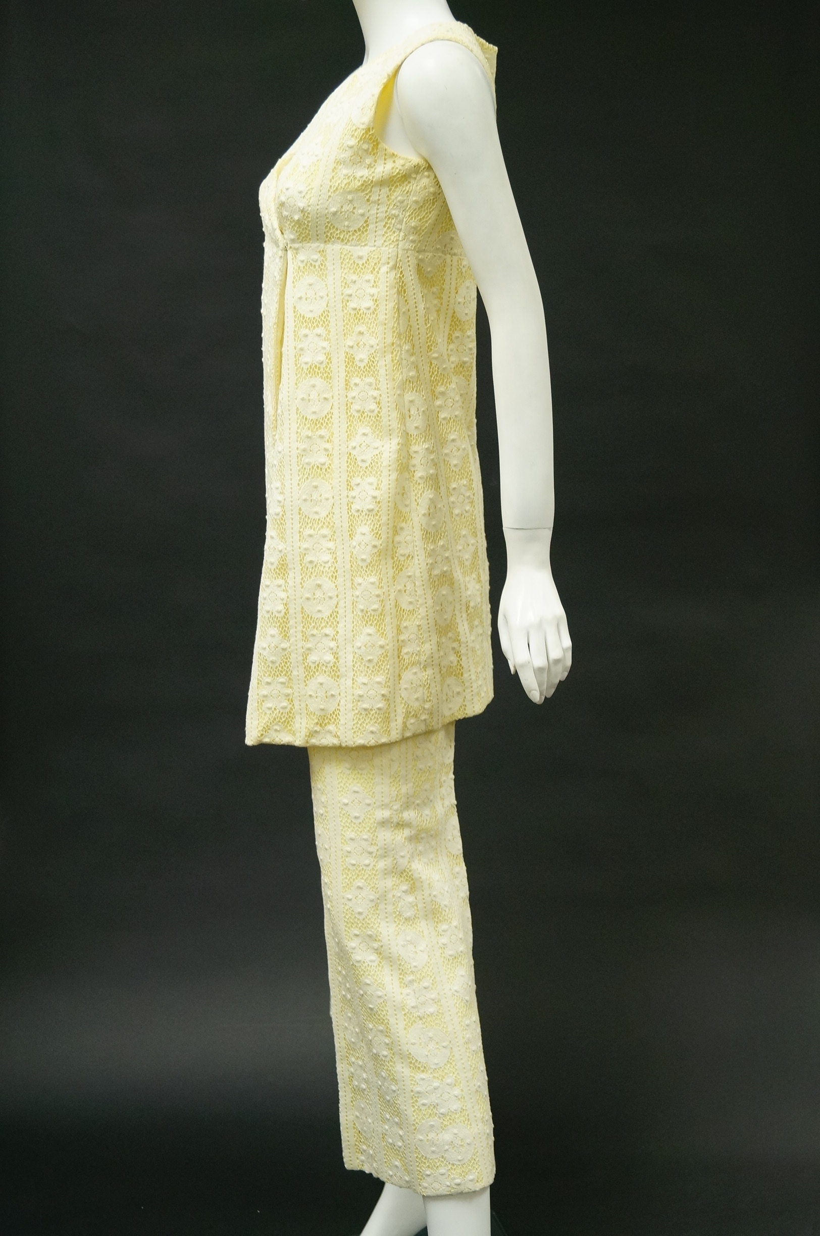 Circa 1970s Floral Lace Dresses, Shirts and Pants