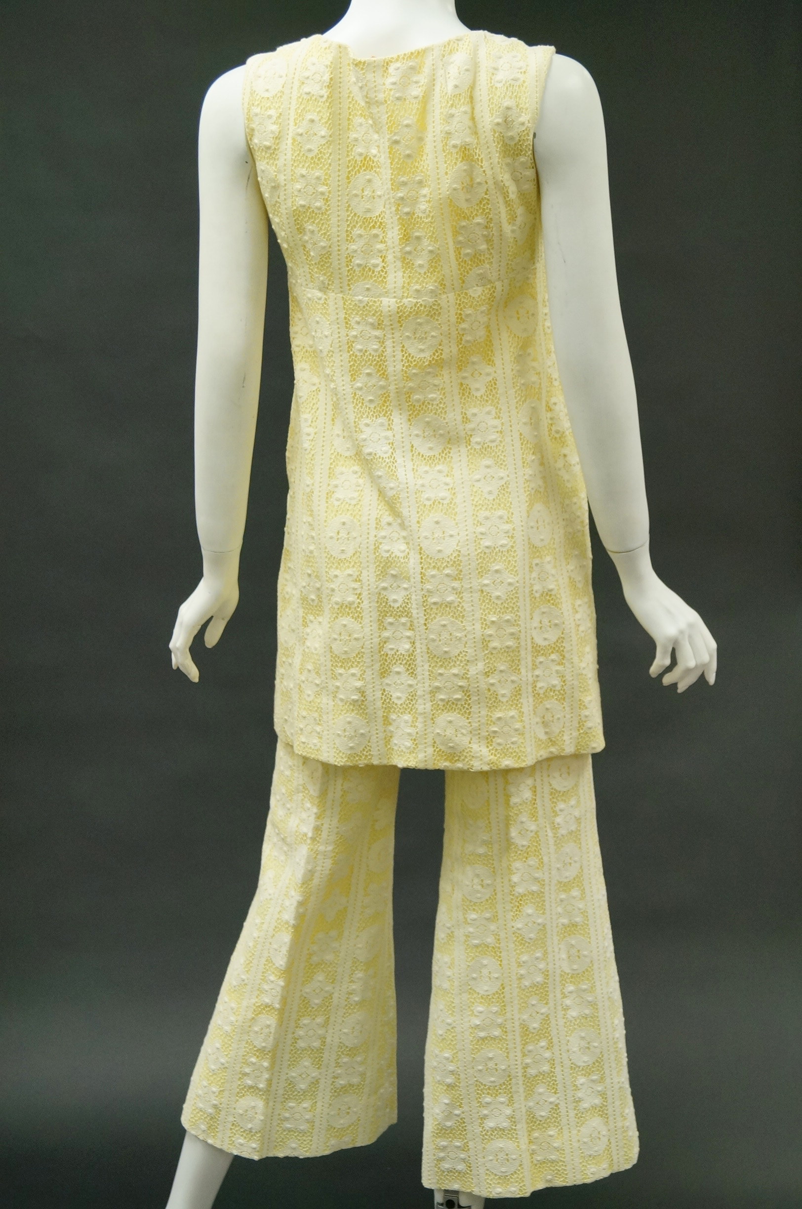 Circa 1970s Floral Lace Dresses, Shirts and Pants