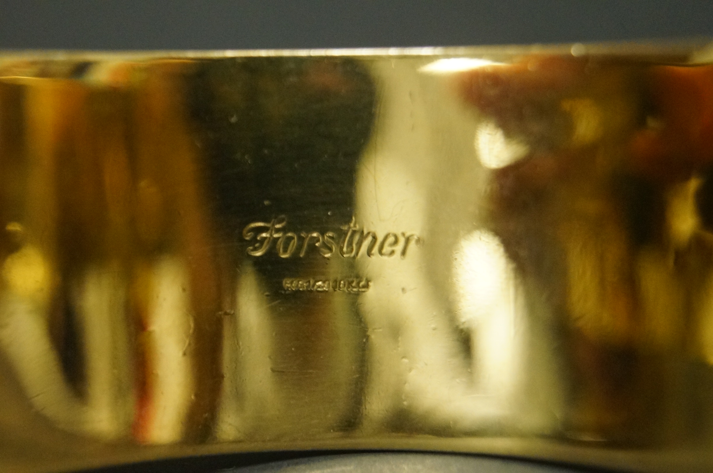 Collection of Etched Gold Filled Bangle Bracelets