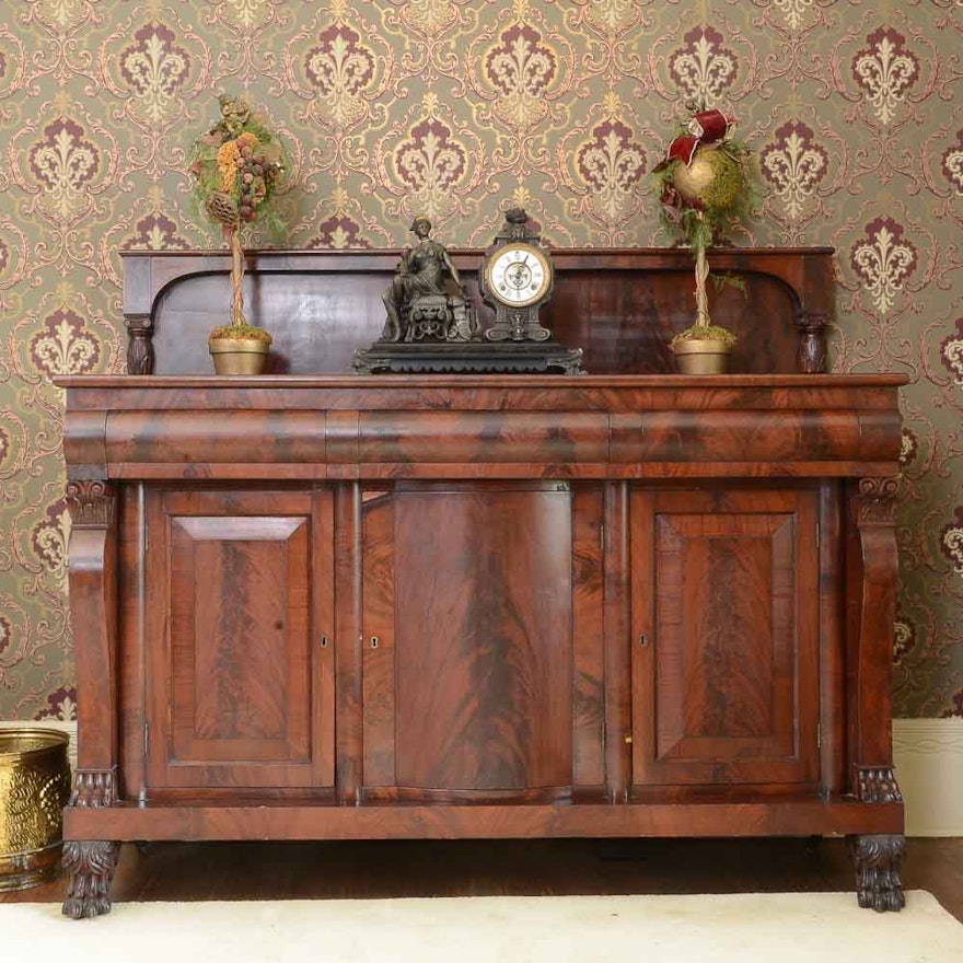 Antique Empire Sideboard