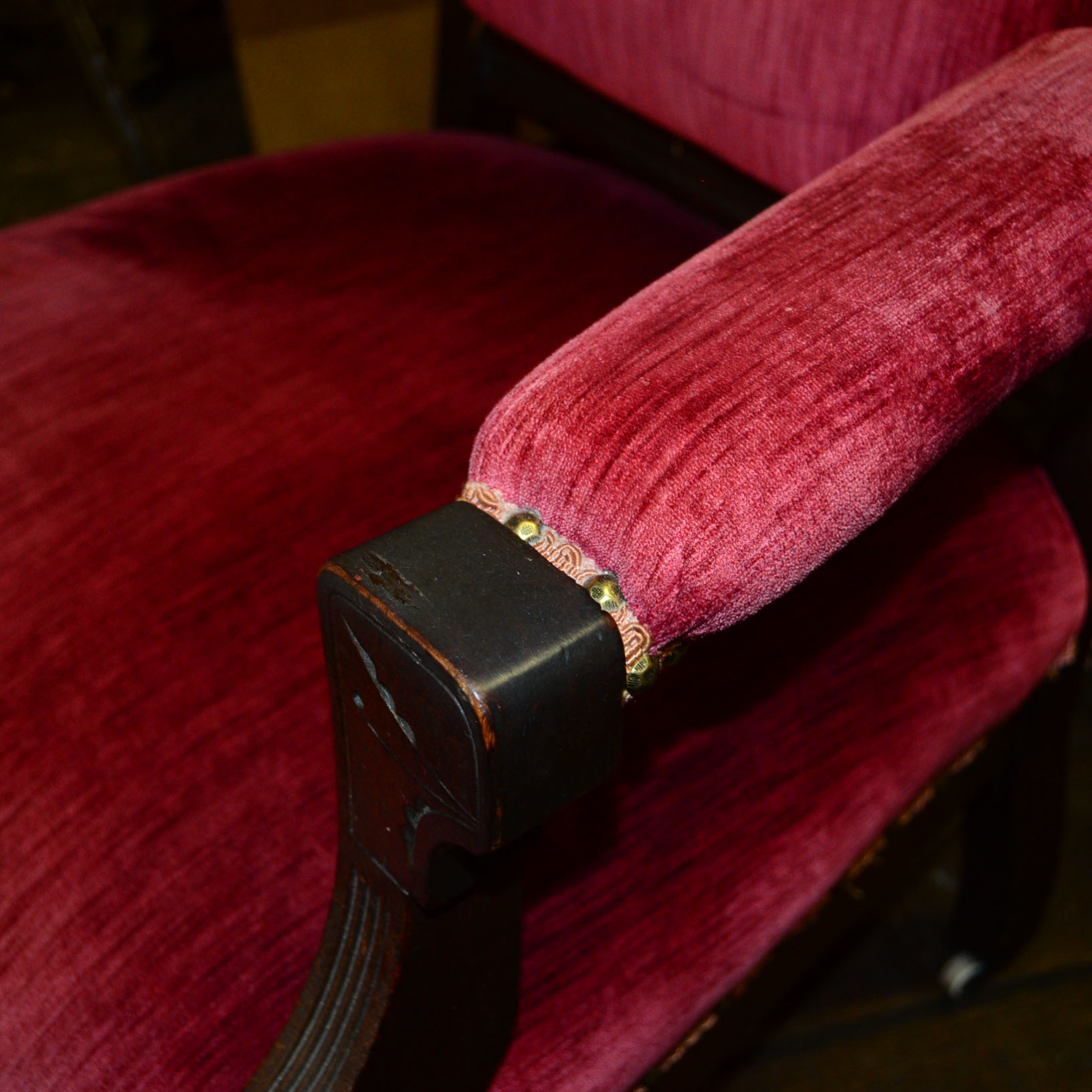 Mahogany Eastlake Armchair Circa 1890's