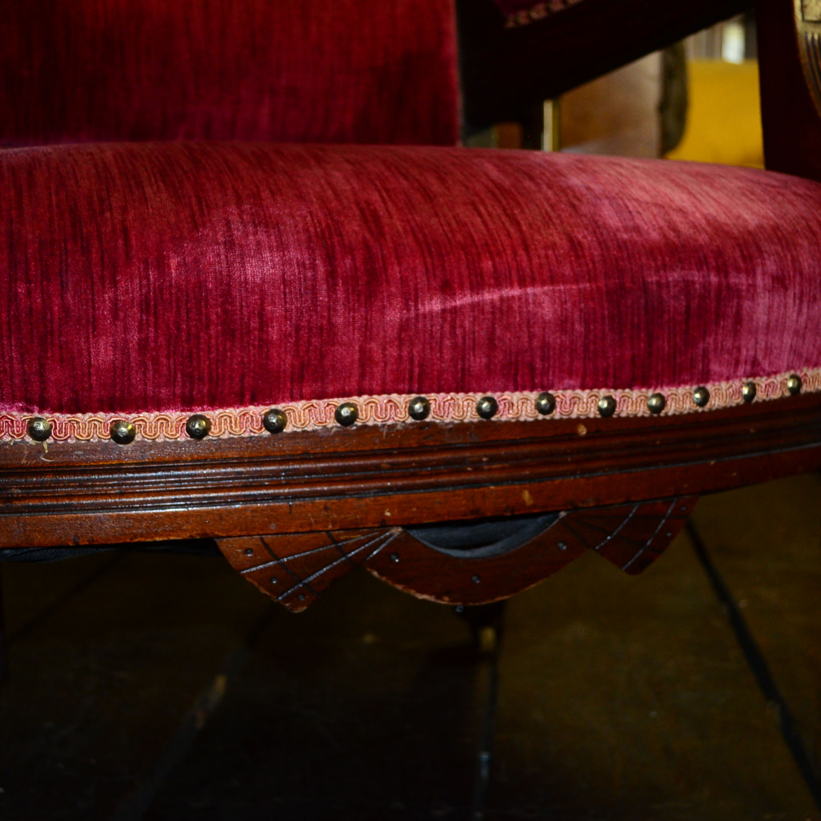 Mahogany Eastlake Armchair Circa 1890's