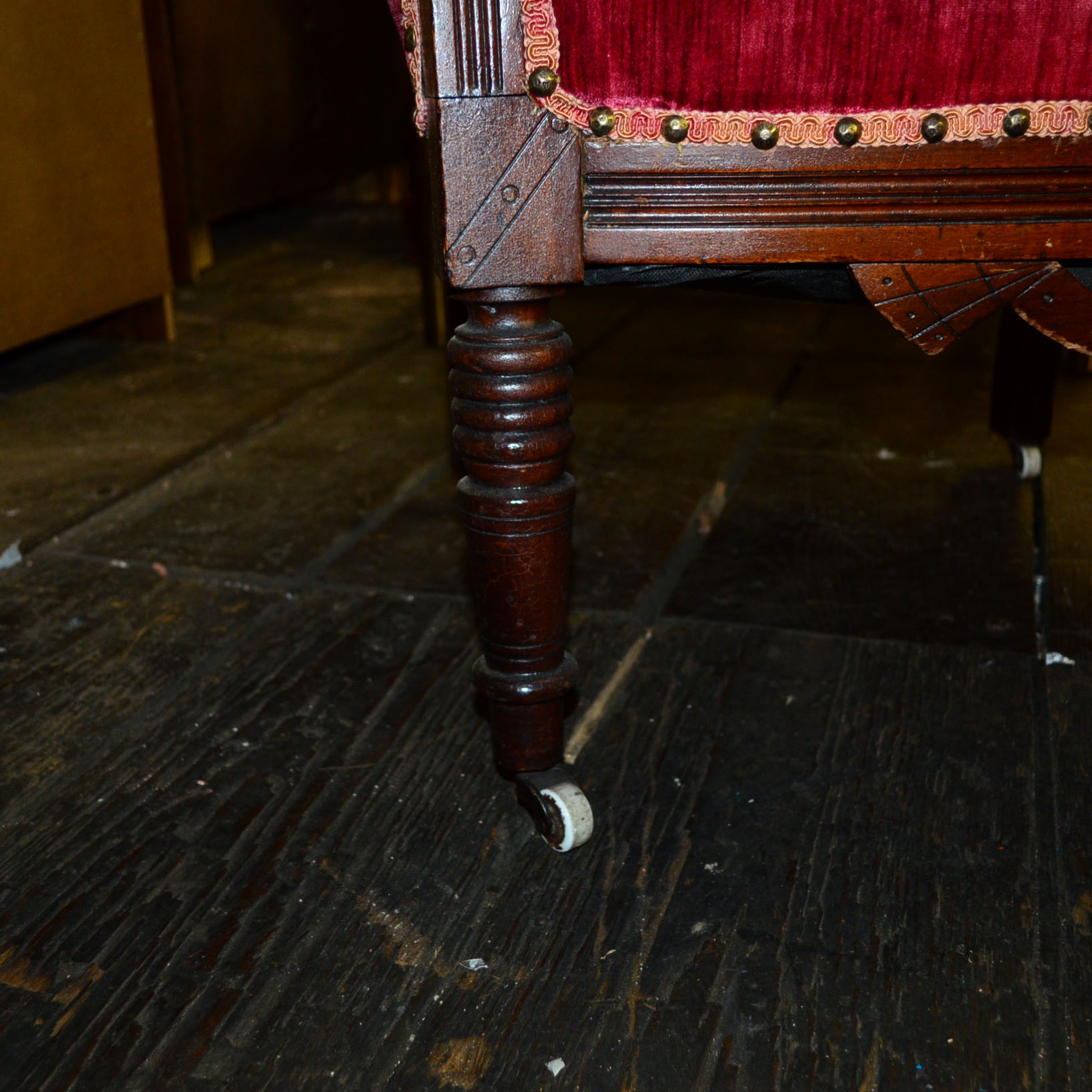 Mahogany Eastlake Armchair Circa 1890's