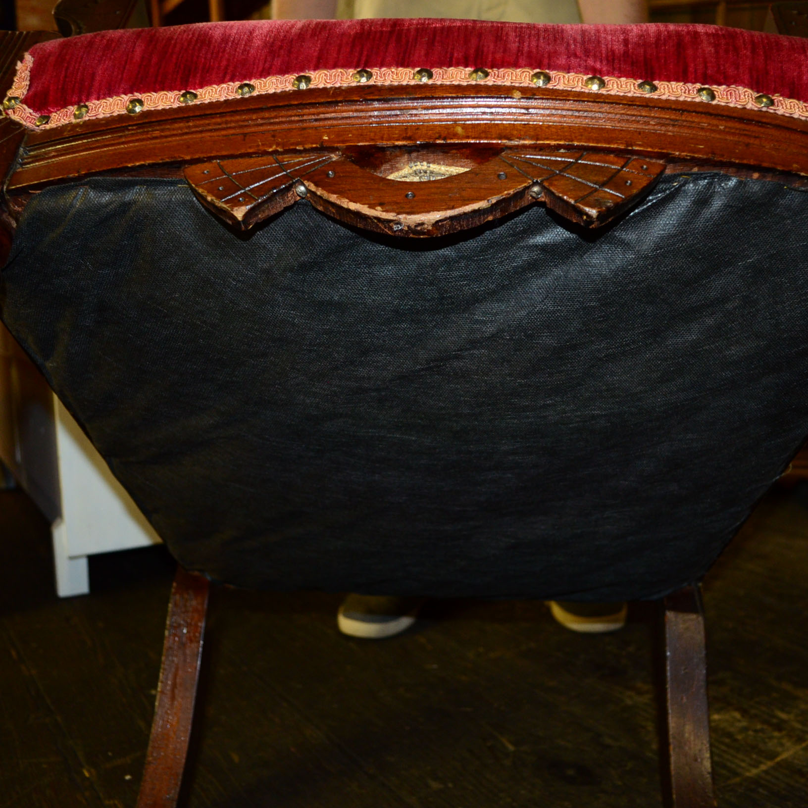 Mahogany Eastlake Armchair Circa 1890's