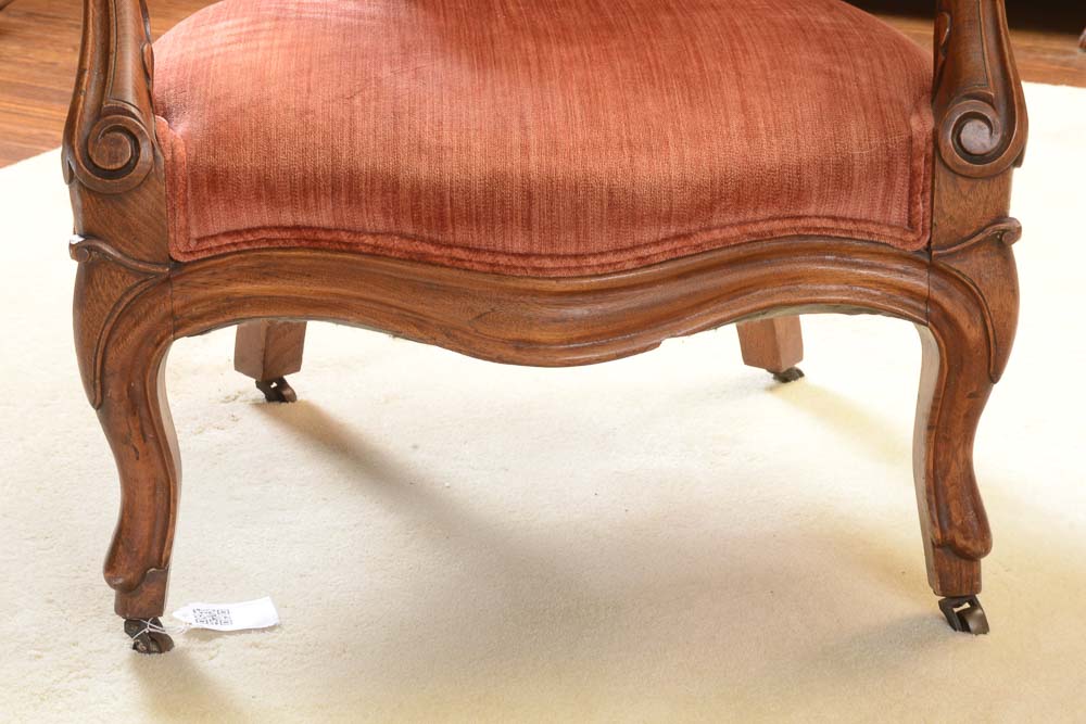 Victorian Gentlemens Parlor Chair