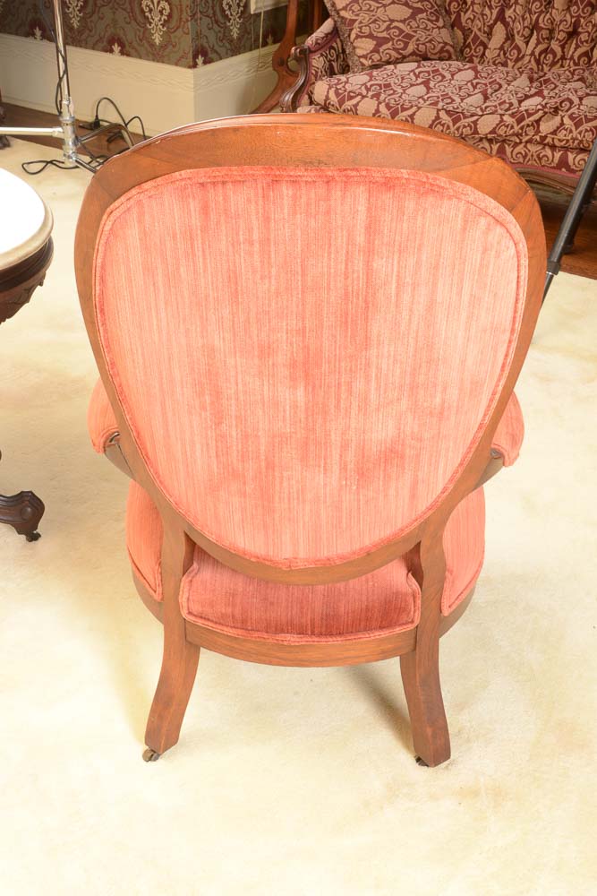 Victorian Gentlemens Parlor Chair