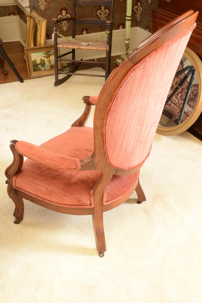 Victorian Gentlemens Parlor Chair