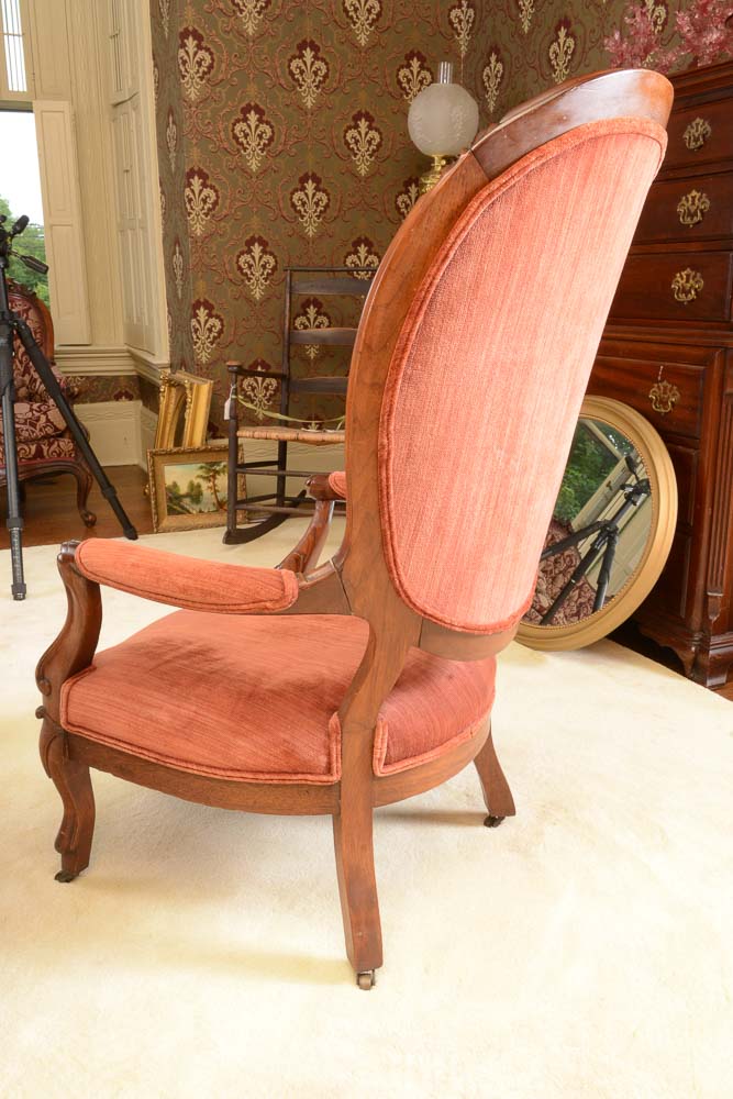 Victorian Gentlemens Parlor Chair