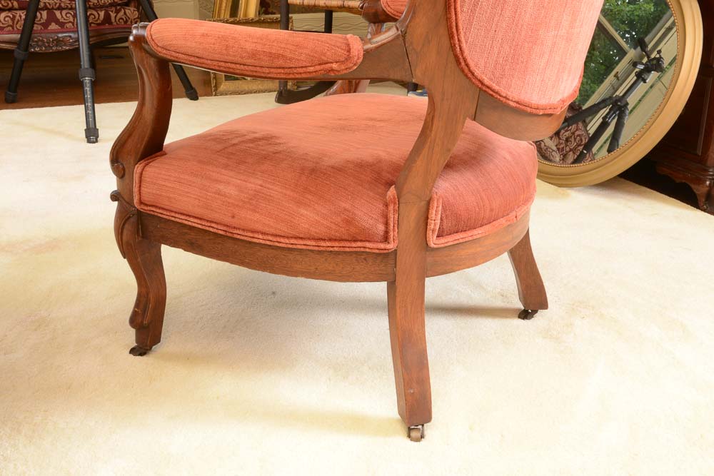 Victorian Gentlemens Parlor Chair
