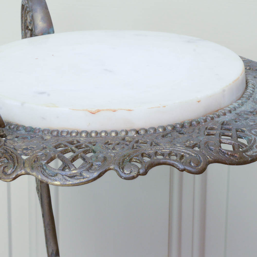 Antique Brass Fern Stand