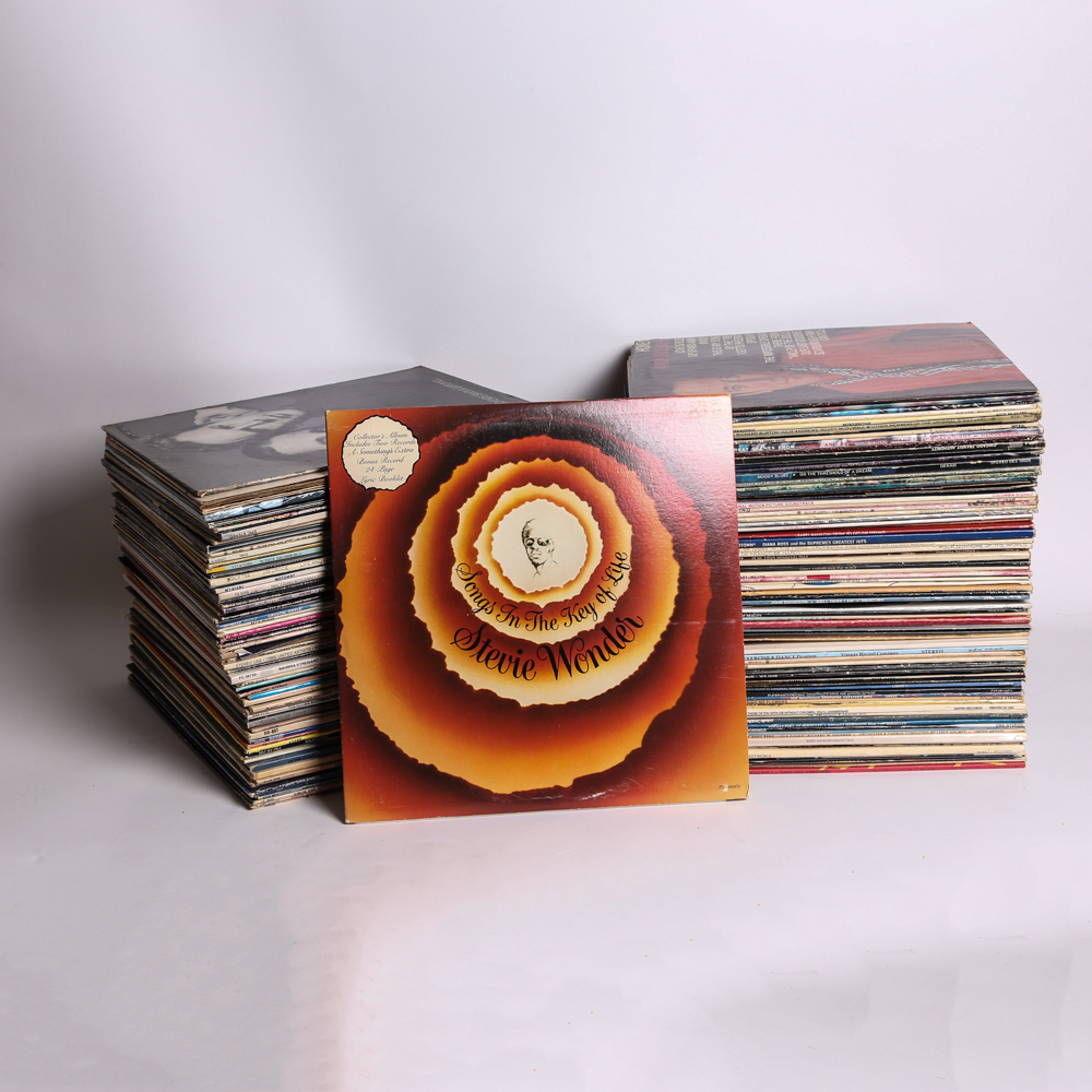 Collection of Classic Vinyl Records