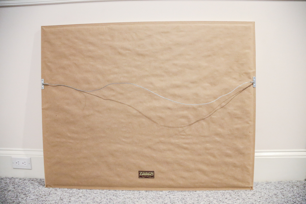 Framed Mixed Media Watercolor Collage Triptych