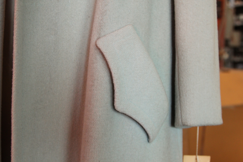 Women's Vintage Coat with Fox Fur Collar