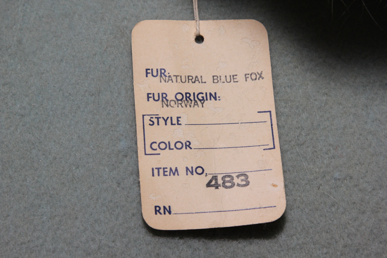 Women's Vintage Coat with Fox Fur Collar