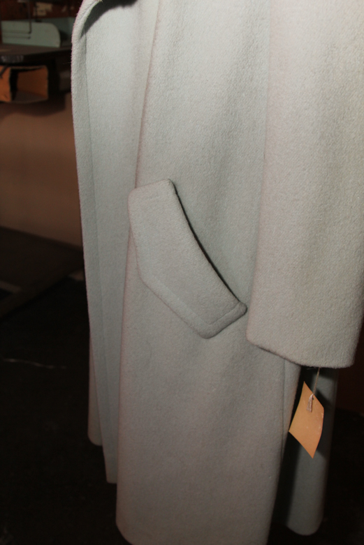 Women's Vintage Coat with Fox Fur Collar