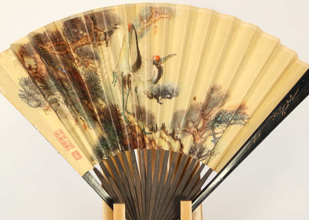 Collection of Asian Paper Fans