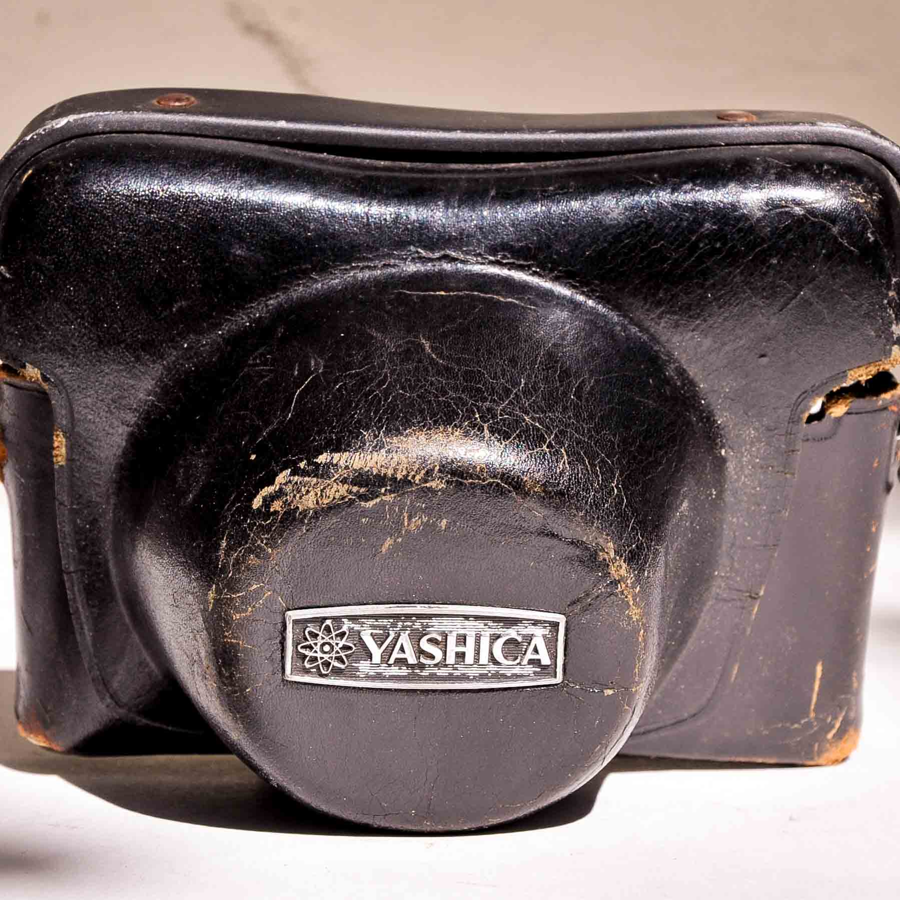 Vintage Yashica Electro 35 Camera in Leather Case