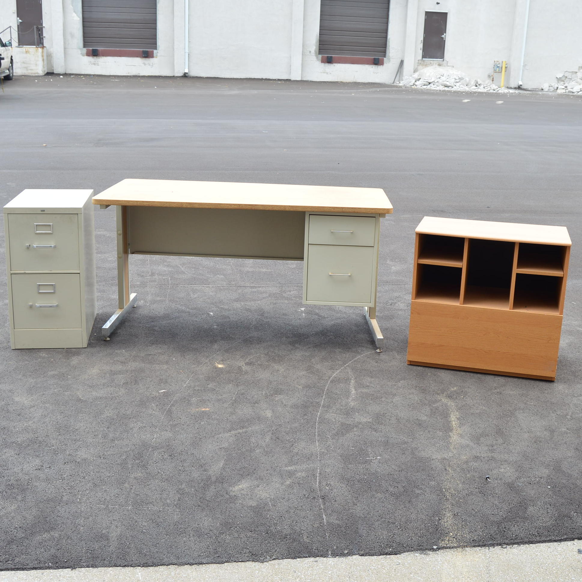Office Desk and Storage